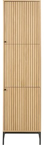 Szafa w dekorze dębu w naturalnym kolorze 51x200x60 cm Albany – Actona