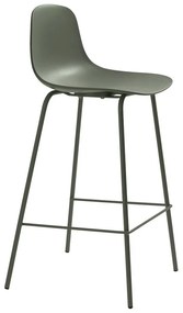 Plastikowy hoker w kolorze khaki (wysokość siedziska 67,5 cm) Whitby – Unique Furniture