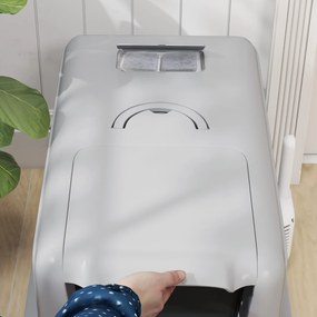 PawHut Kuweta, Wanny ze stali nierdzewnej, filtr, łopatka, dla kotów do 6 kg, 40,5 x 60,5 x 41,5 cm, Szary/Srebrny