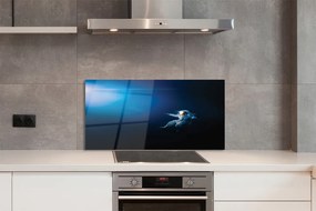 Szkło do Kuchni na Ścianę Astronauta w Otchłani Kosmosu