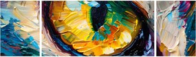 Obraz - Malowanie kocim okiem (170x50 cm)