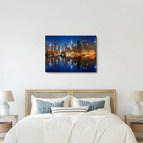 Obraz Manhattanu w nocy (70x50 cm)