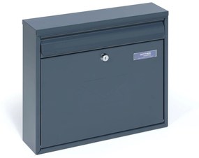 Skrzynka pocztowa odpowiednia do montażu TERAMO, antracytowa