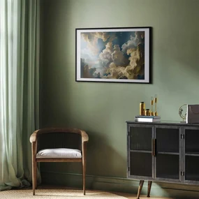 Plakat Słońce i cienie 42x29,7 cm z ramą czarną z marginesem ARTGEIST B