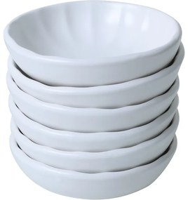 Zestaw 6 misek kamionkowych Laguna 12 cm, biały