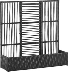 Outsunny Donica na kwiaty z ramką, doniczka na kwiaty, odporna na warunki atmosferyczne, 103 cm x 103 cm x 29 cm, Brązowa