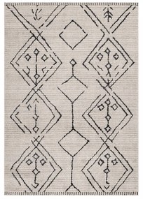 Dywan poliestrowy Berber rustykalny beżowy 80 cm x 150 cm