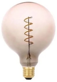 LED Żarówka FILAMENT SPIRAL G125 E27/4W/230V 2000K szara/różowa