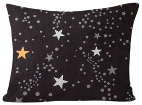 Flanelowa poszewka na poduszkę STELLAR 40x50 cm, ciemnoszara