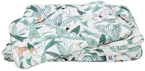 Zestaw kołdra i poduszka do łóżeczka JUNGLE, rozmiar L