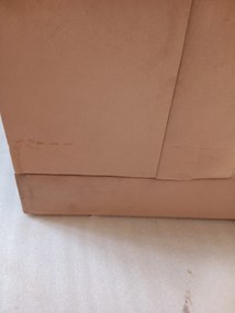 PROMOCJA Rozkładana dwustronna sofa w kształcie L VENORIA SLIM 200x143 cm, beżowy + 2 poduszki GRATIS II. gatunek