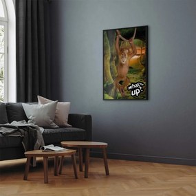 Plakat What's Up 29,7x42 cm z ramą czarną bez marginesu ARTGEIST B