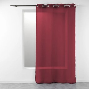 Bordowa firanka 140x240 cm Telma – douceur d'intérieur