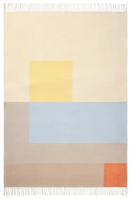 Żółto-niebieski koc 125x190 cm Brick – Mette Ditmer Denmark