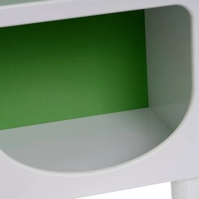Biało-zielony regał 40x100 cm – Casa Selección