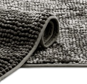 Ciemnoszare dywaniki łazienkowe do WC zestaw 2 szt. 80x50 cm Bati – Restilo