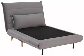 Szary rozkładany fotel SPIKE