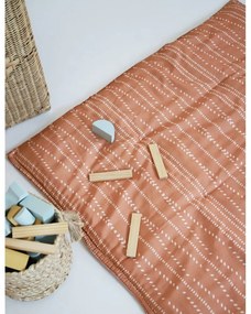Pomarańczowa mata do zabawy dla dzieci Nepo Terracotta – Nattiot