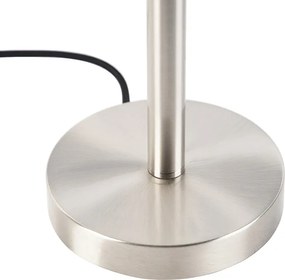 Lampa stołowa ze stali z zielonym kloszem 25 cm - Simplo