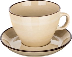 Banquet Filiżanka ze spodkiem PALAS, 290 ml,  kremowy