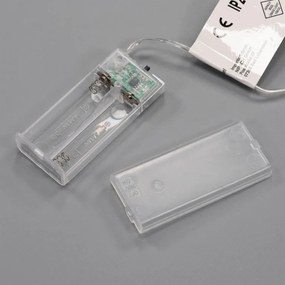 Świąteczny przewód świetlny MINI LED, 2 szt, biały ciepły