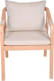 Drewniane krzesła ogrodowe w naturalnym kolorze zestaw 2 szt. Bogota – Garden Pleasure