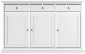 Biała niska komoda 144x92 cm Paris – Tvilum