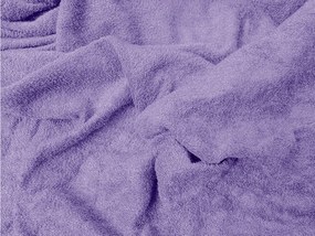 PrzytulneMieszkanie.pl Prześcieradło frotte EXCLUSIVE jasno fioletowe 180 x 200 cm