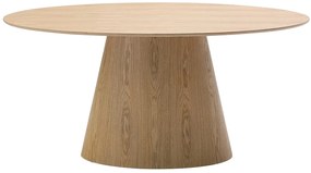 Stół do jadalni dla 6 osób z MDF - Naturalny jasny - ANTELADA