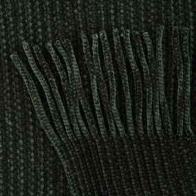 Koc szenilowy CHENILLE zielony 130x170 cm HOMLA