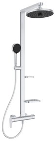 Metalowy zestaw prysznicowy w kolorze matowego srebra 111 cm ALU+ – Ideal Standard