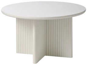 Jasnoszary okrągły stolik ø 80 cm Palma – Unique Furniture