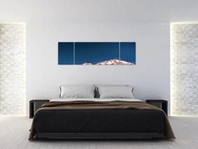 Obraz gór i nocnego nieba (170x50 cm)