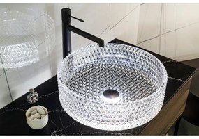 Szklana okrągła umywalka ø 39,5 cm Maragua – Sapho