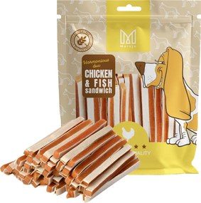 Przysmak dla psa - Sandwich z kurczaka i dorsza Mersjo 500g