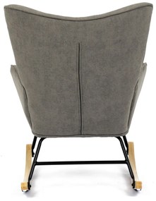 Fotel bujany BR2, brązowy