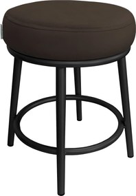 Taboret Ben tkanina Welur stelaż metalowy STOŁEK LOFT : Kolor Stelaża - Czarny , Kolor tkaniny - VELVET - MG05, Typ tkaniny - Velvet
