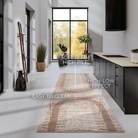 Beżowy chodnik 80x240 cm Bartoux Beige – Elle Decoration
