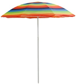 Parasol COLORFUL STRIPES 180 cm, kolorowy