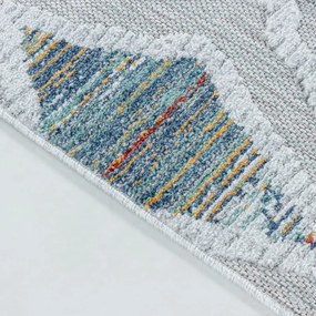 Dywan sznurkowy Bahama 3D romby wielokolorowe 200 cm x 290cm