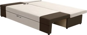 Kanapa sofa 3 os z funkcją spania SONI Szary/Biały