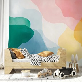 Fototapeta - Abstrakcyjne kolorowe plamy (196x136 cm)