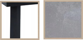 Stół ogrodowy aluminiowy 180x90 cm ze spiekiem kamiennym - solidny i trwały
