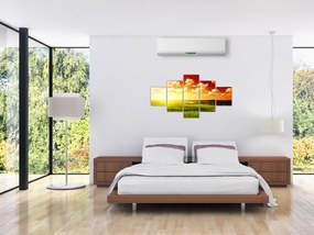 Obraz letniej łąki (125x70 cm)