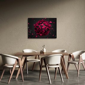Obraz abstrakcji 3D (70x50 cm)