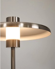 Lampa stojąca w kolorze srebra z metalowym kloszem (wysokość 130 cm) Nuvira – Kave Home