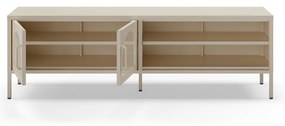 Kremowa szafka pod TV 160x50 cm Diora – Marckeric