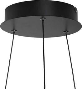 Designerska lampa wisząca czarna z 3-stopniową regulacją ściemniania - Organico