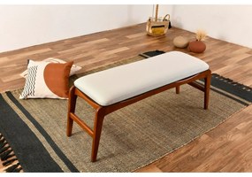 Ławka Touch Cream and Walnut