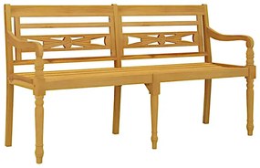 Drewniana ławka z poduszką N1-M17